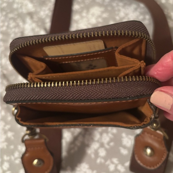 Patricia Nash Tan Map Belt Bag - Picture 3 of 5